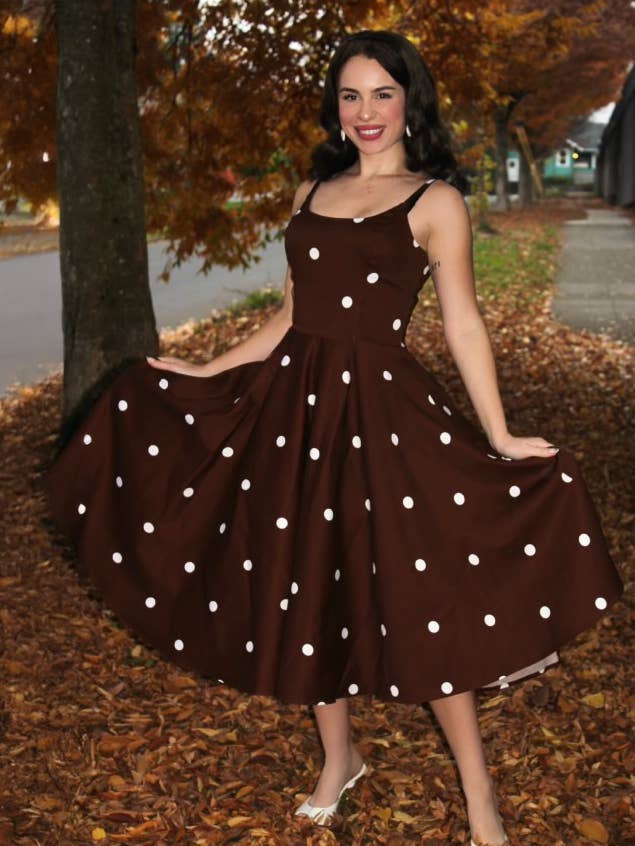 Tatyana Clothing - Wholesale Dress - Women's - Peggy Retro-Inspired Full Circle Dress26