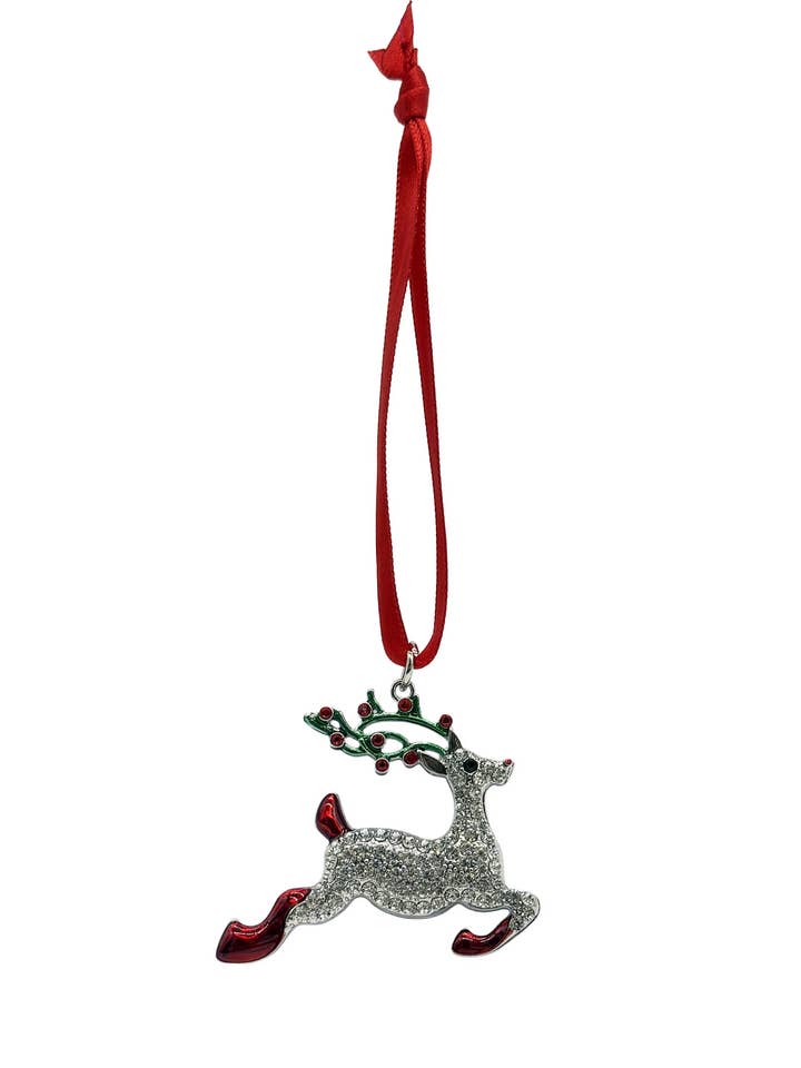 Diamante decoratie met rendieren voor Kerstmis voor wholesale door Wildtouch