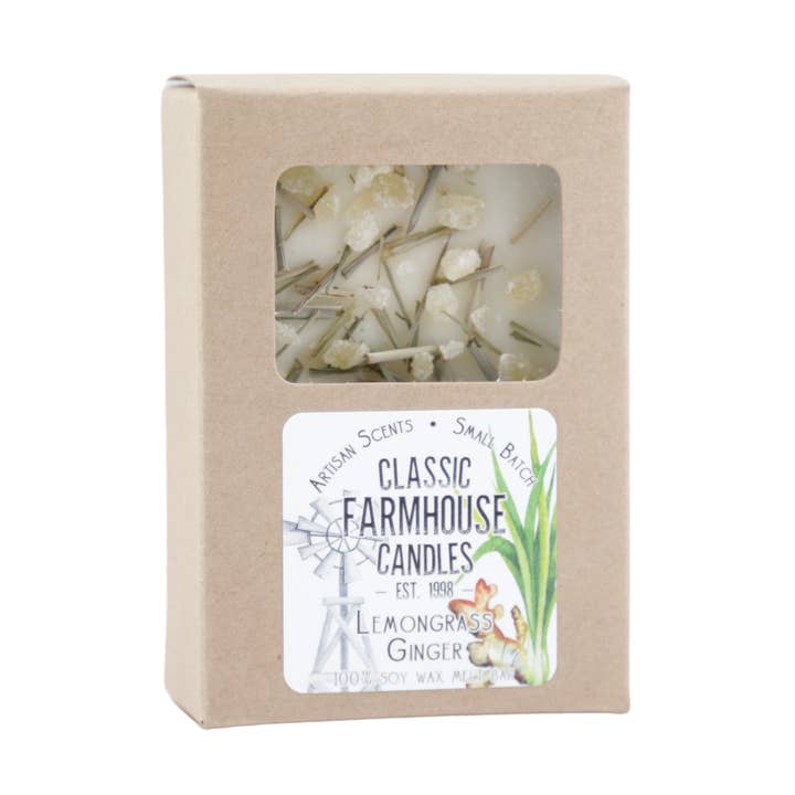 Soy Wax Melt Bar - Lemongrass Ginger for wholesale by Classic Farmhouse Candles