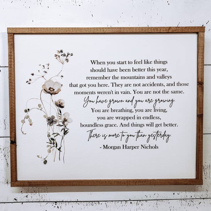 The Rustic Charm - Wholesale Sign - You are growing. Inspirational. Quotes. Wood sign. Wall sign