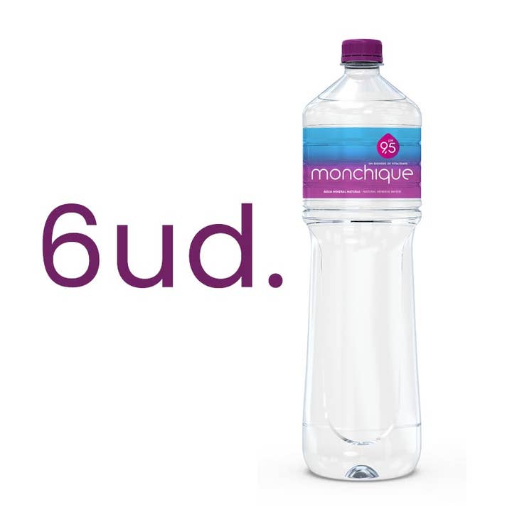 Monchique Alkaline Water 1.5 liters (6 units) for wholesale by Te Doy Salud
