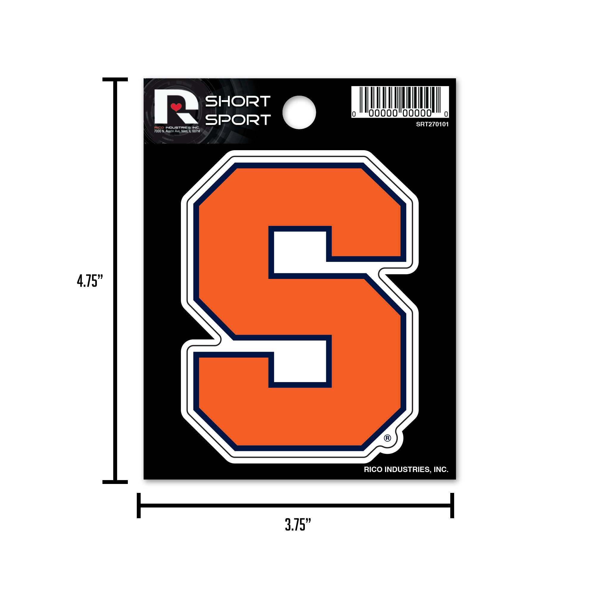 Rico Industries - Wholesale Sticker - NCAA  Louisiana-Lafayette Ragin Cajuns  Short Sport Decal5