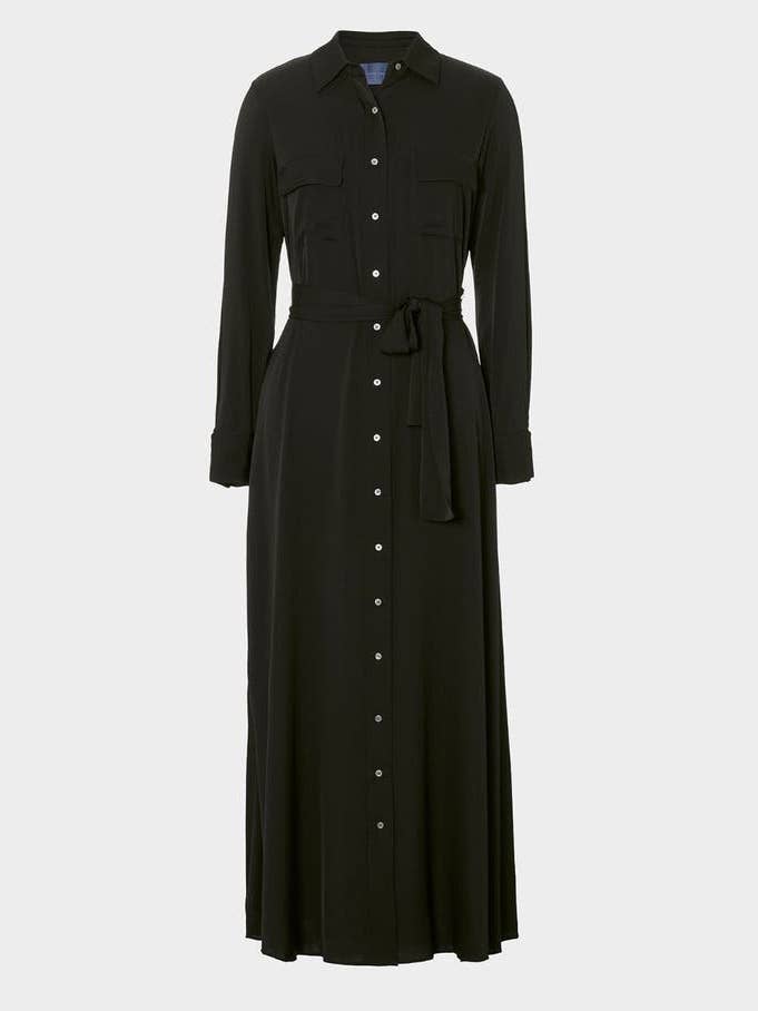 Maxi Silk Shirt Dress for wholesale by Winser London