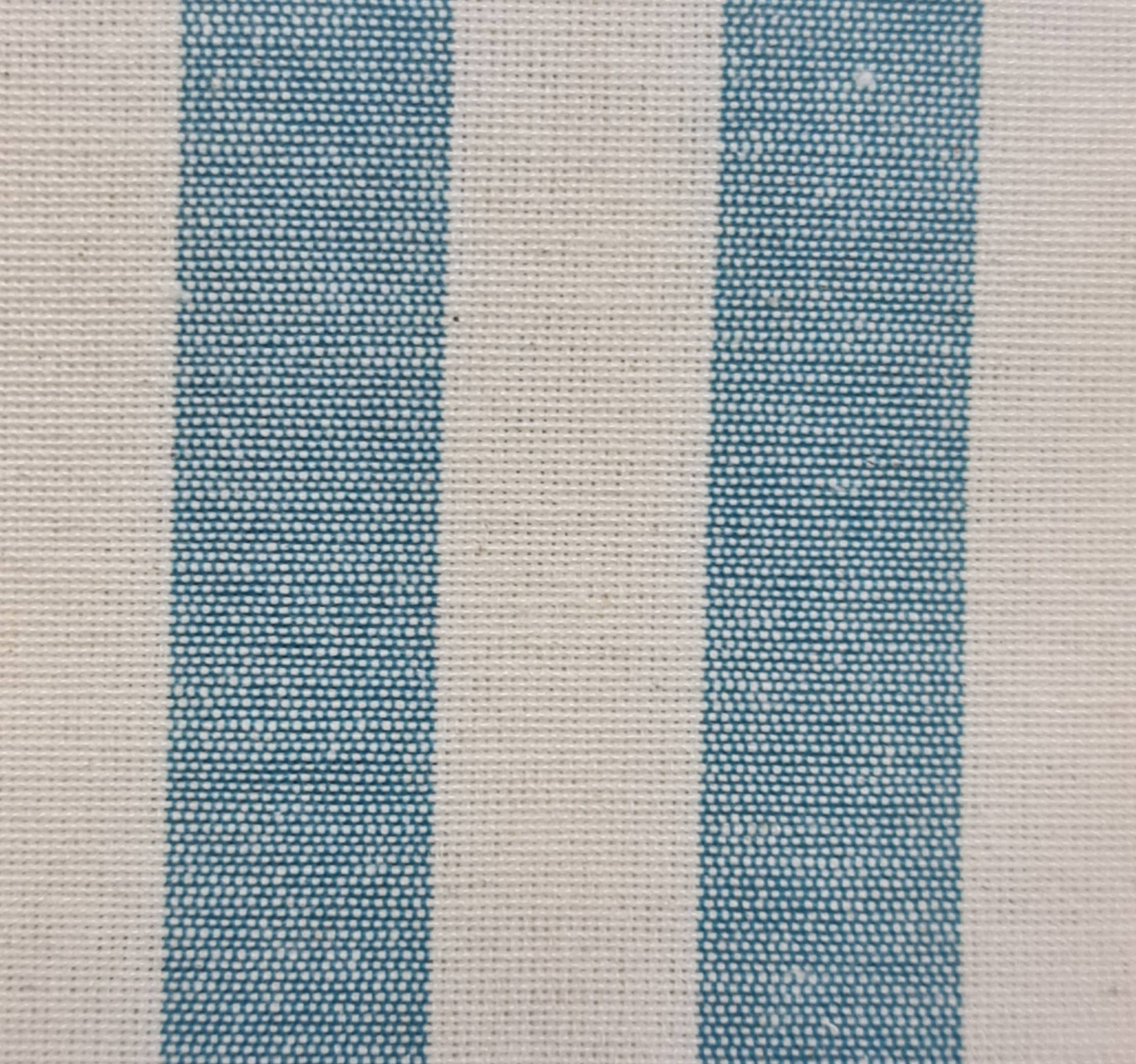 Lunaria Lab - Wholesale Christmas Decoration - Padded Bow in Wide Striped Cotton 14x15cm16