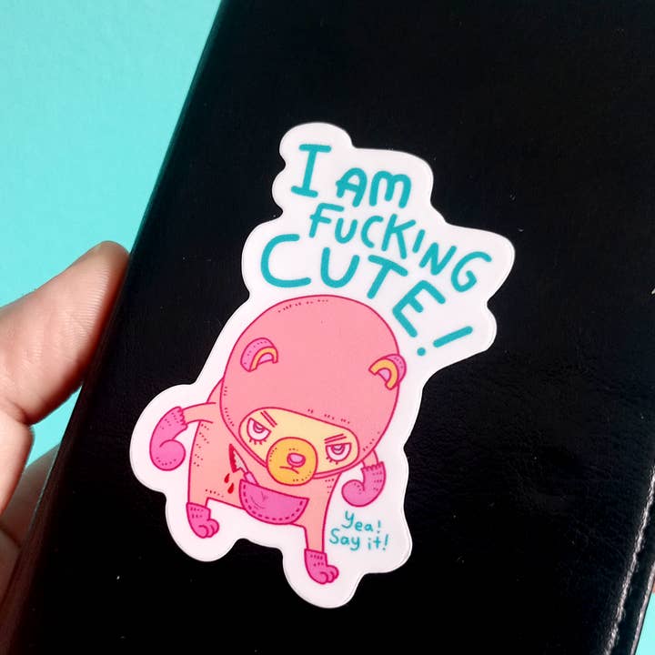 Chika Ando Illustration - Wholesale Phone & Laptop Stickers - Fucking Cute Sticker1