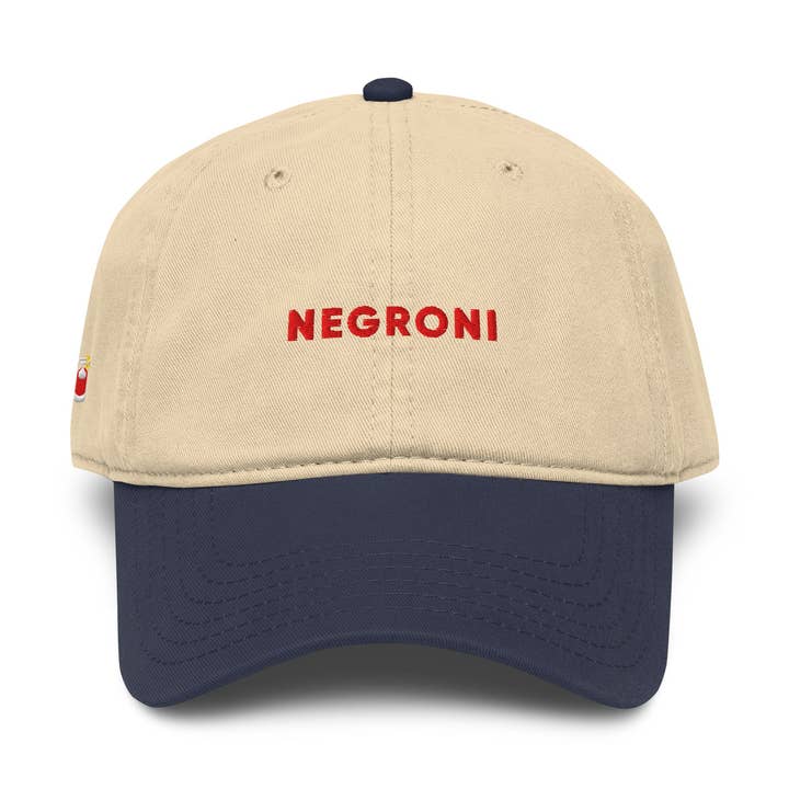 Negroni - Vasket Baseball Cap for engroshandel hos The Refined Spirit