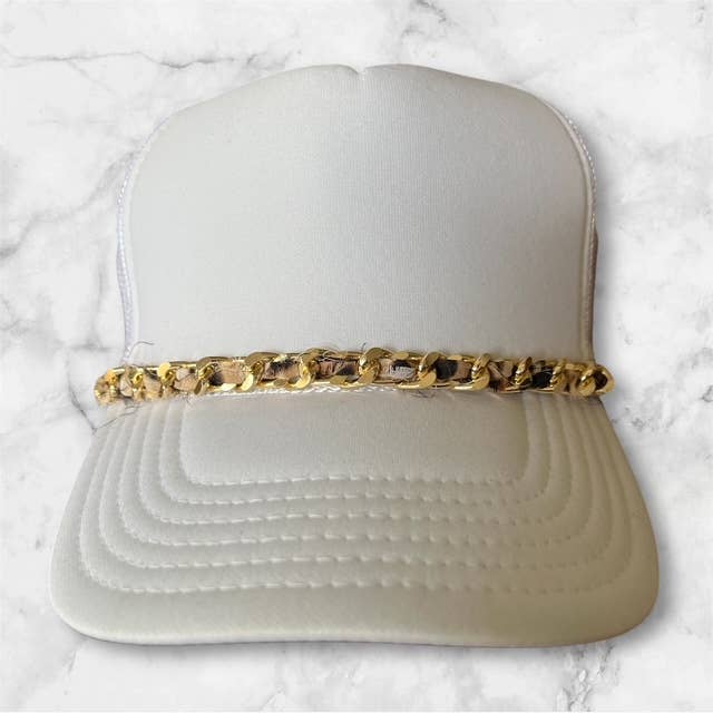 Stel and Company LLC - Wholesale Hat Accessory - Women's - Leopard Luxe Hat Band1