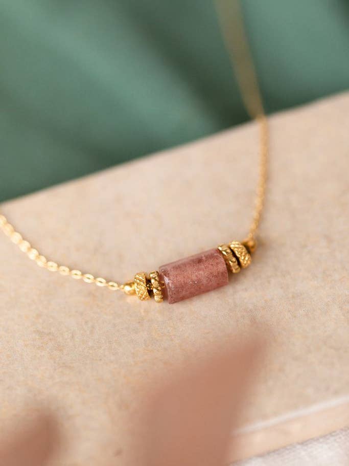 Layla Gargantilha - Quartzo por atacado de SIKA BIJOUX