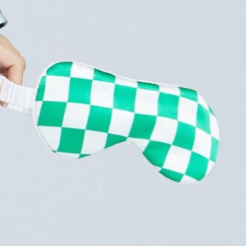LanLivia - Wholesale Sleep/Eye Mask - 100% Silk Sleep Mask-Strips n Checkboard Patterns-Oversize9