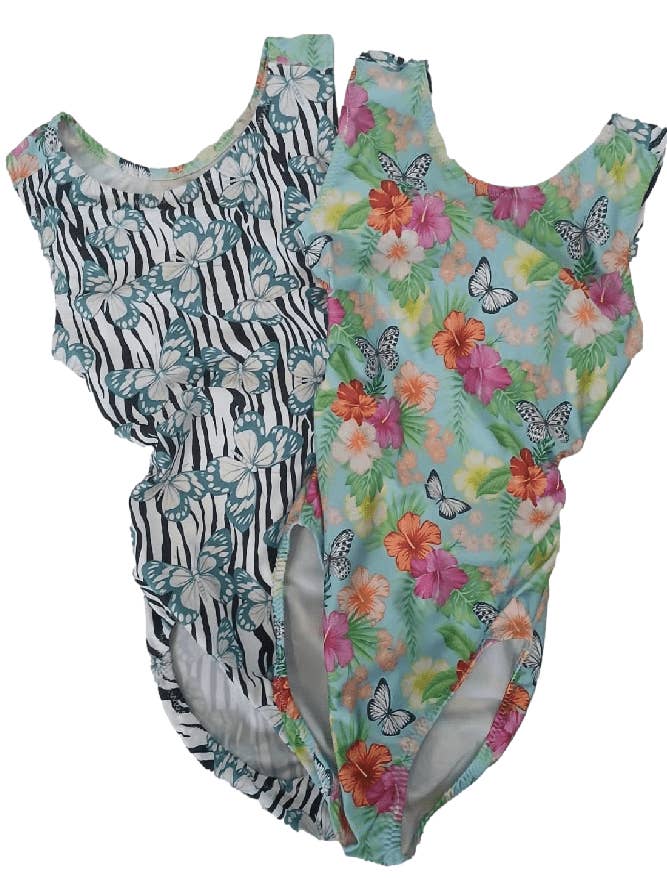 Butterfly World Vice Versa Leotard- Matching Bestie Gymnastics Leotards (Which One Will You Choose?) for wholesale by Foxy's Leotards