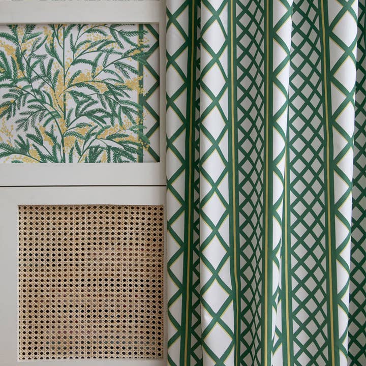 Little Cabari - Wholesale Fabric - TREILLAGE fabric Mimosa color