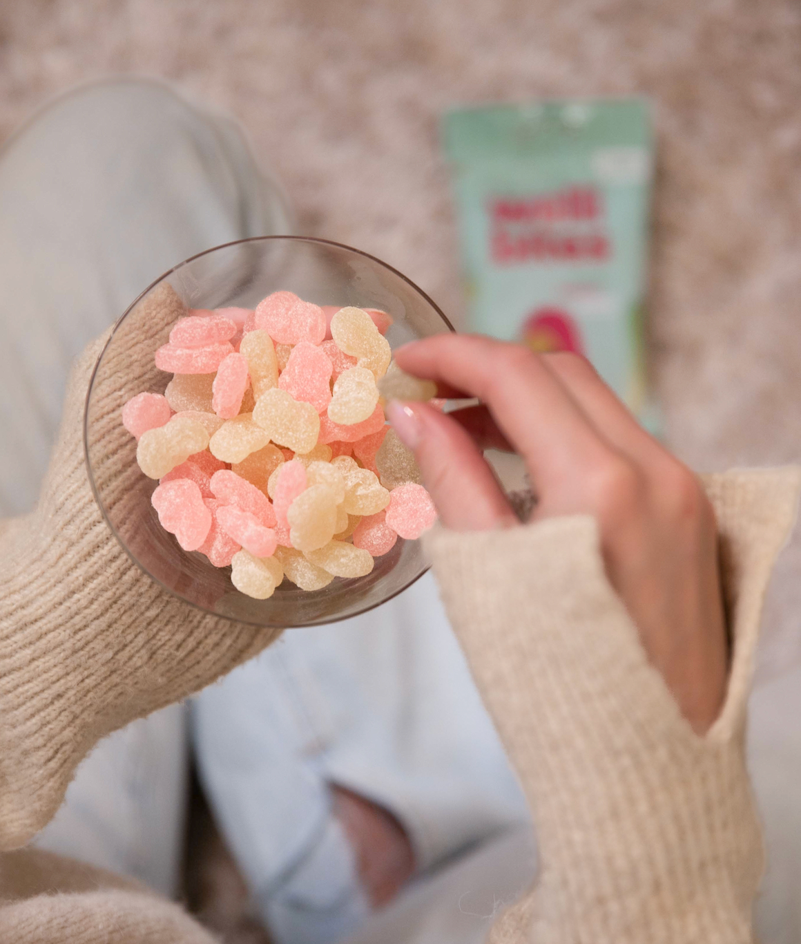 Wellibites – wholesale Gelégodis – Fläder och hallon - Wellibites sockerfria godisar2