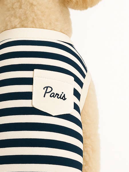 Bleu de Paris Dog T-shirt for wholesale by Colette et Gastón pet brand