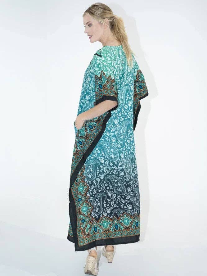 Miss Lavish London - Wholesale Kaftan - Women's - Women Long Kaftan Summer Caftan Dress, 4 Colors S-3XL, 10121