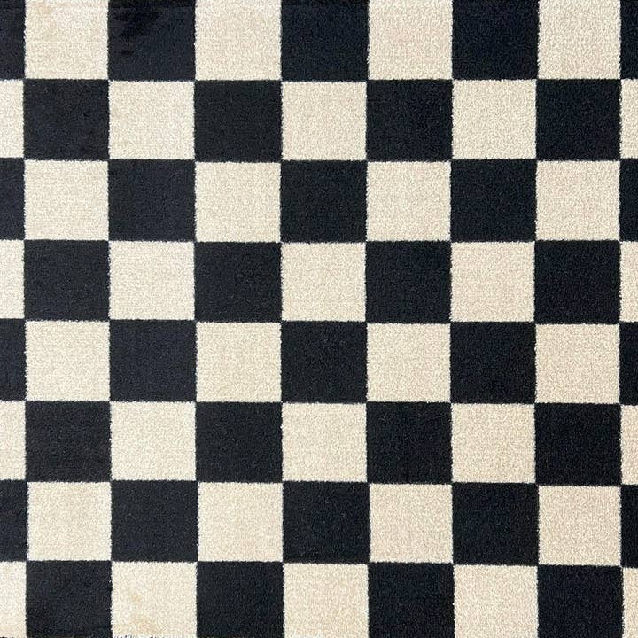Noir à carreaux pour la vente par Studio 67 Wash+Dry Mats