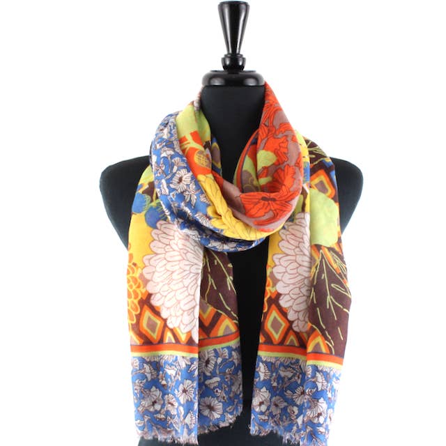 Pretty Persuasions - Wholesale Scarf - Women's - S23046 Montego View Lightweight Scarf15
