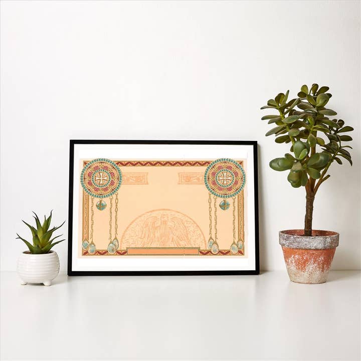 Found Image Press – wholesale Konsttryck – Konsttryck BR-18 Grekisk-ortodoxa kors, örn