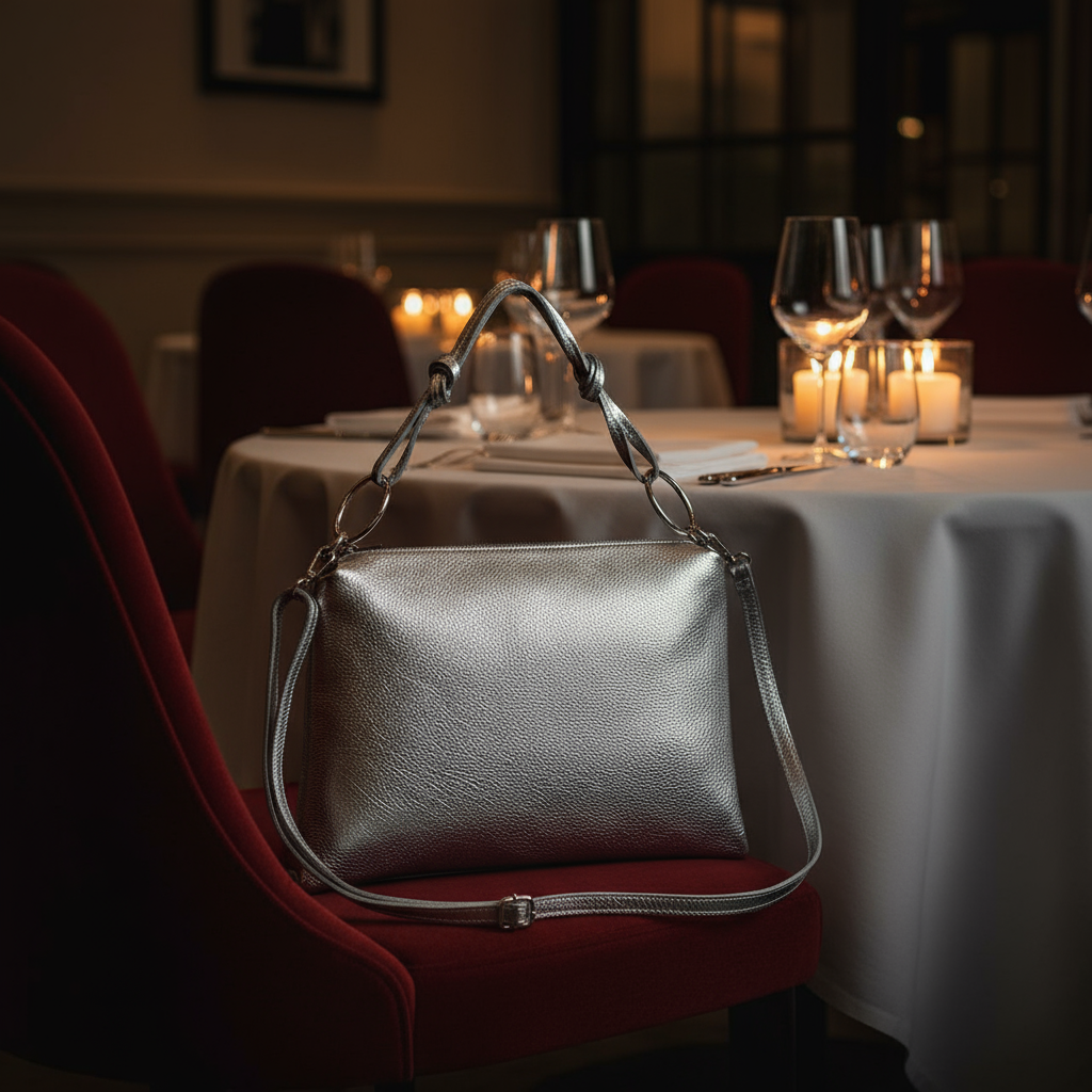 TAKEASY - Wholesale Shoulder Bag - Women's - Italian Genuine Metallic Calf Leather Shoulder Bag 17155112