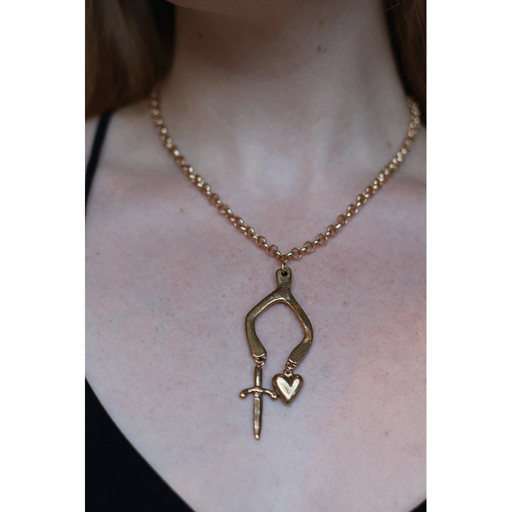 Line & Label - Vente Colliers à pendentif - Wishbone Cimaruta3