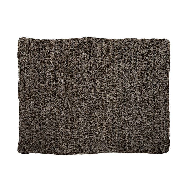 The Seagrass Carpet - Natural Black - 180x240 for wholesale by Bazar Bizar Living