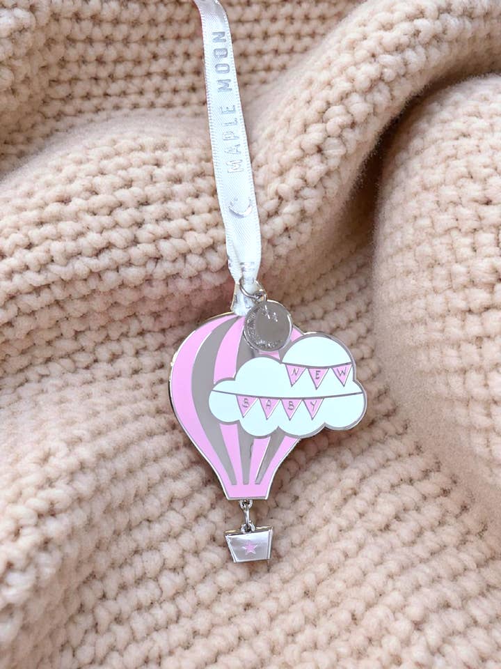 Classic Enamel New Baby Pink or Blue for wholesale by Maple Moon Gifts