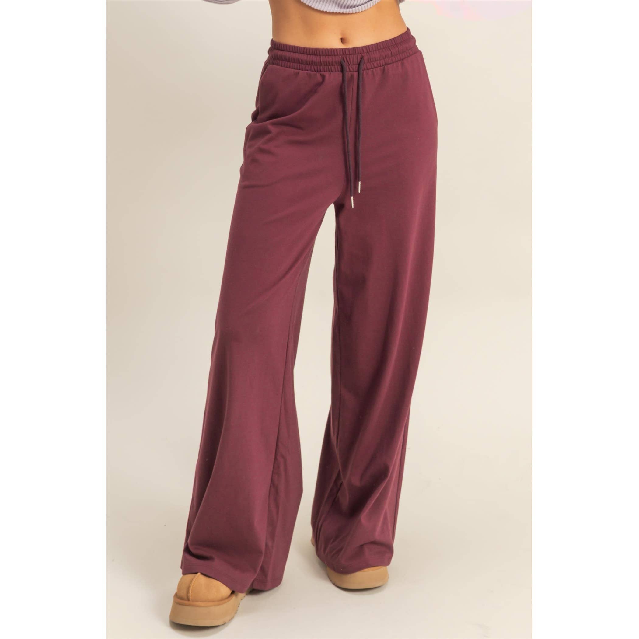 Double Zero - Vendita all'ingrosso Pantaloni sportivi/da jogging loungewear - Donna - Pantaloni larghi in cotone alla moda20
