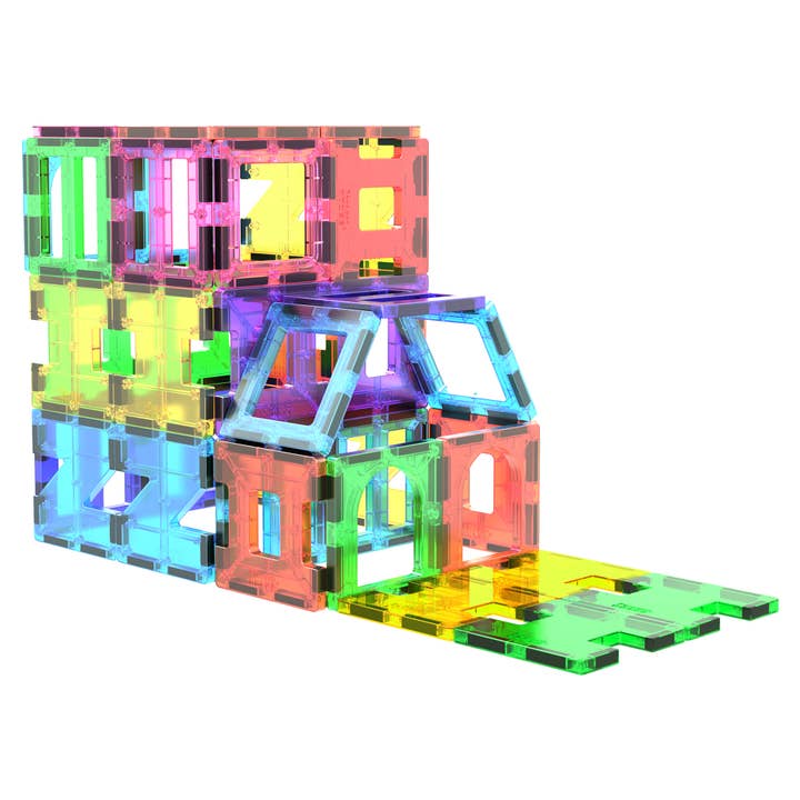 PicassoTiles - Wholesale Building Set - Kids - 42 Piece Magnetic Building Tileset