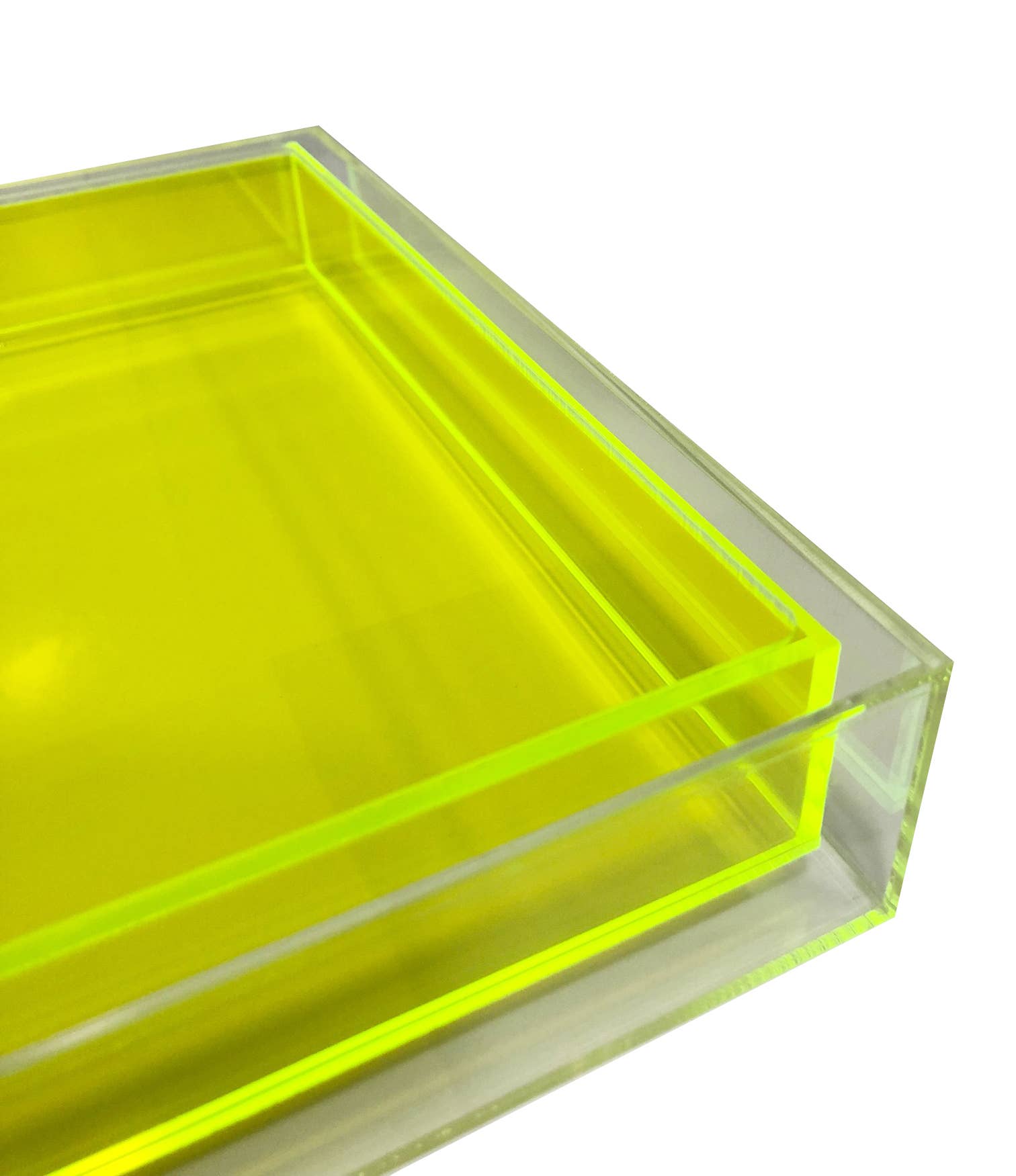 Decorium Living - Wholesale Decorative Tray - ENCASED LUCITE TRAY8