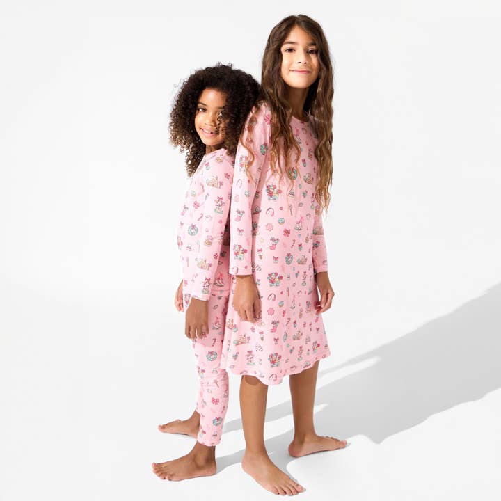 Bellabu Bear - Wholesale Sleepwear Set - Kids - Candy Cane Lane Bamboo Kids Pajamas5