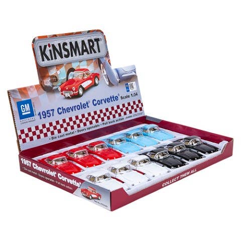 The Toy Network - Wholesale Toy Car/Truck - Kids - 5" Diecast 1957 Chevrolet Corvette4