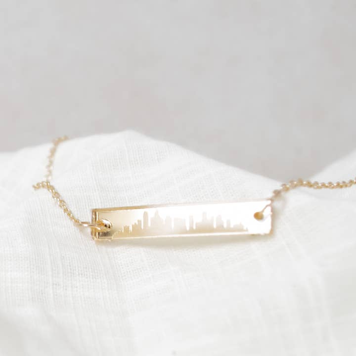 Elise Design Company - Wholesale Pendant/Charm Necklace - City Skyline Necklace