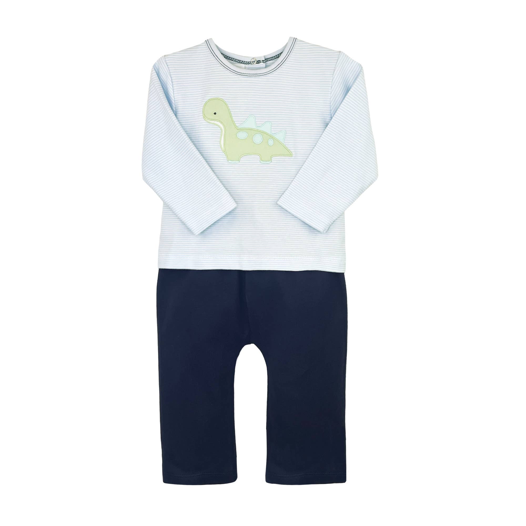 Petit Ami & Zubels - Wholesale Top & Pant Set - Baby - Dinosaur Knit Top and Pant Set