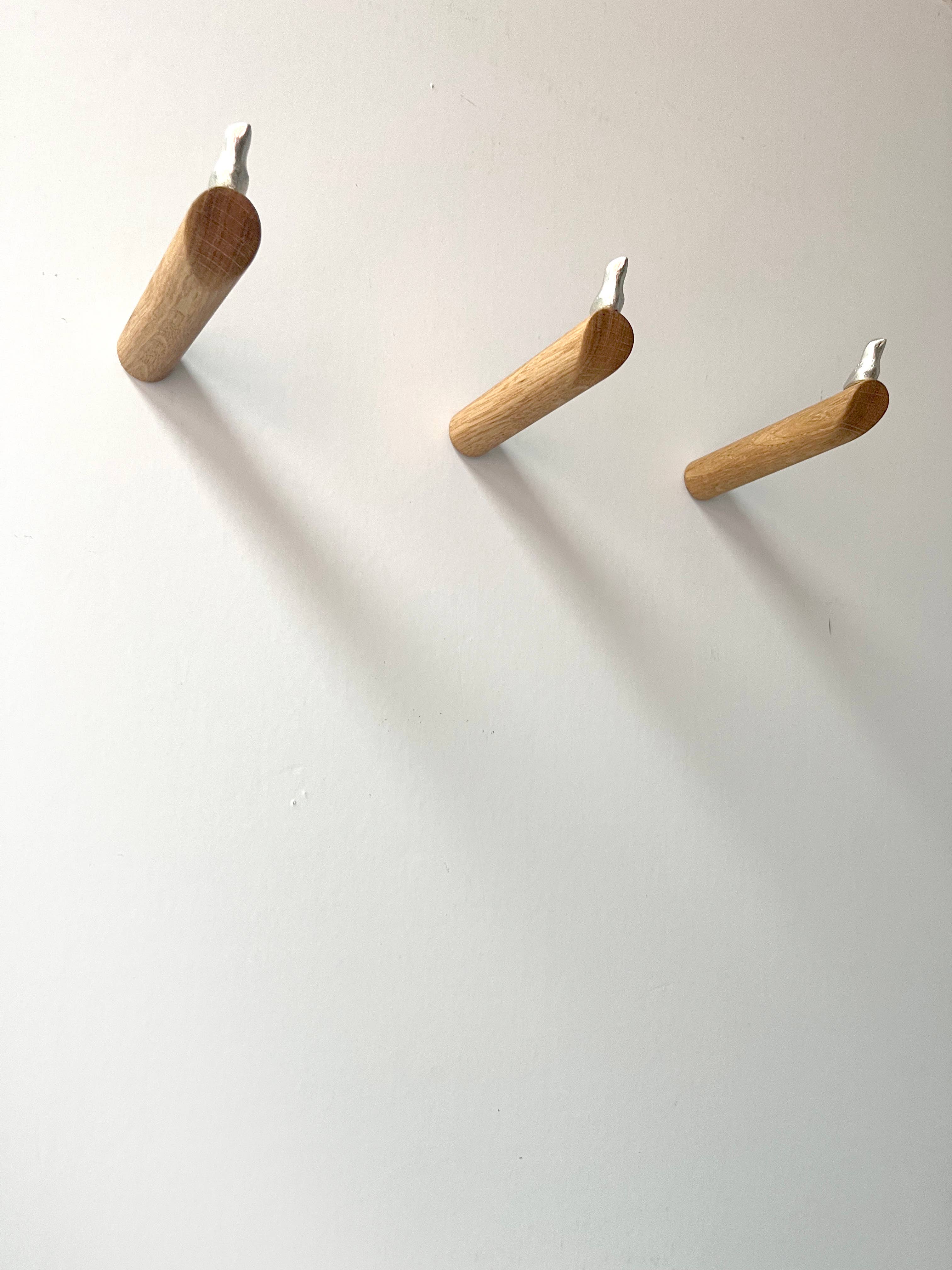 Formpoet - Wholesale Wall Hook - Bird - Coat Hook made of Oak Wood and Tin 130mm9