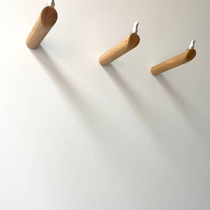 Formpoet - Wholesale Wall Hook - Bird - Coat Hook made of Oak Wood and Tin 130mm9