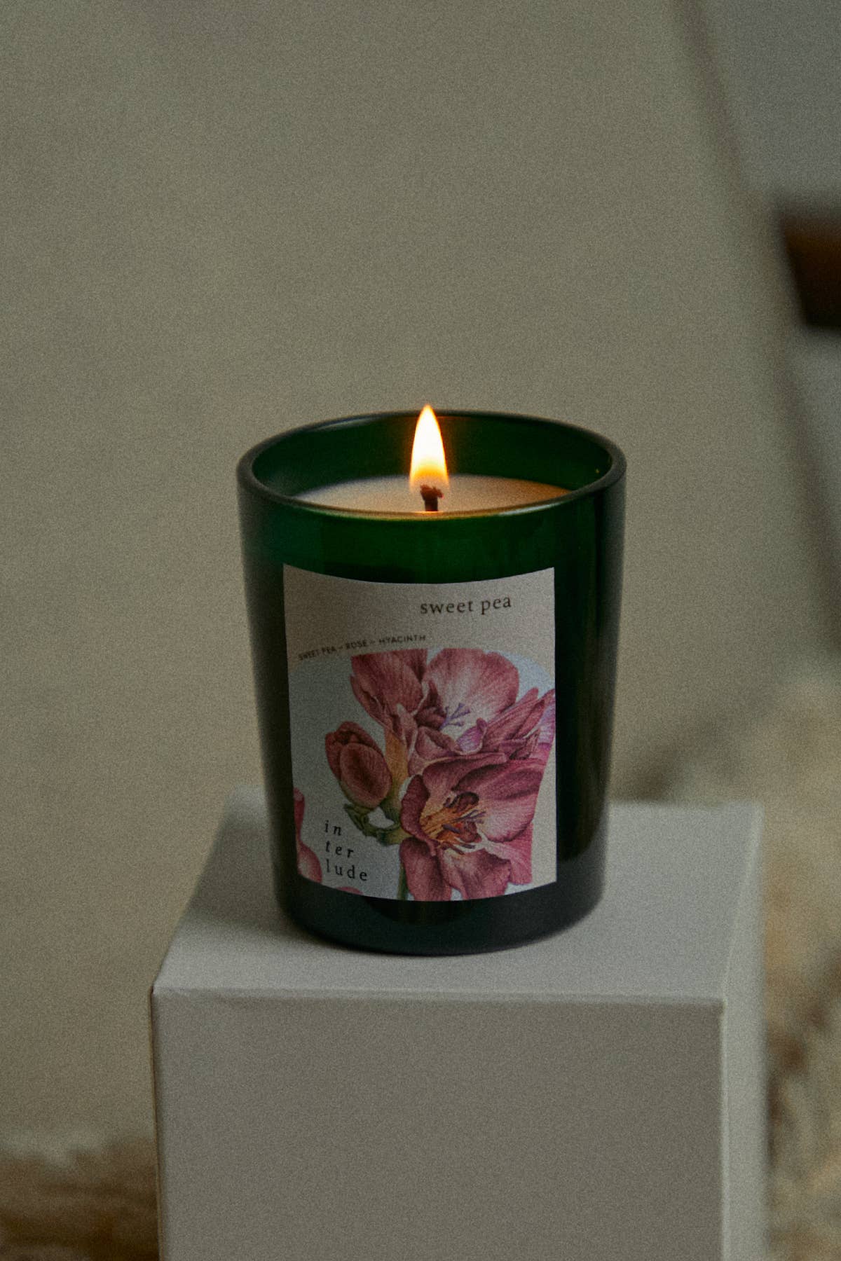 Interlude Candles - Vente Bougie en bocal - Mini bougie parfumée Sweet Pea