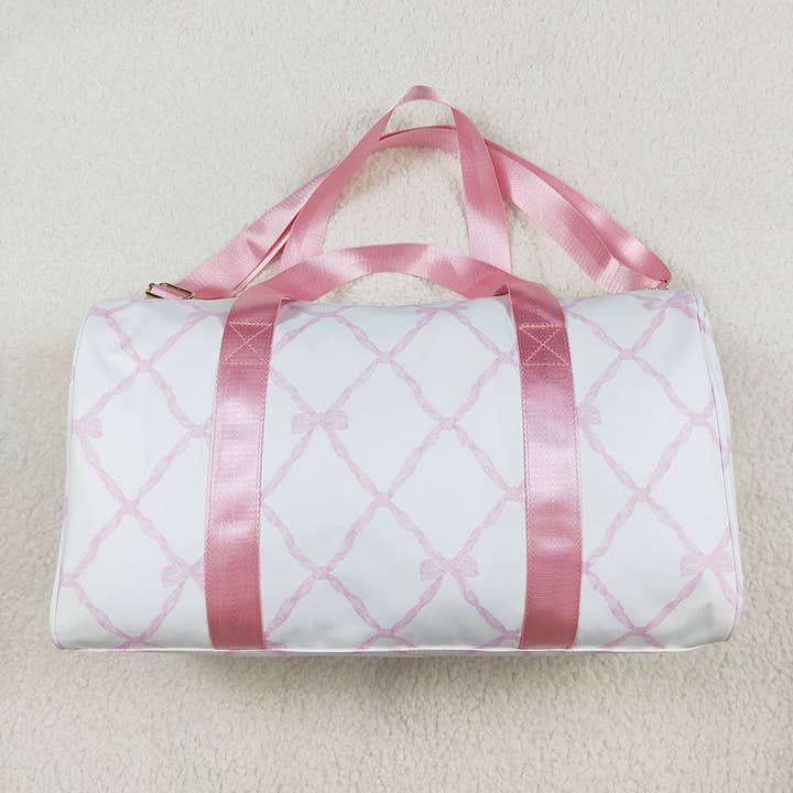 Aier Wholesale - Wholesale Weekender Bag - Kids - Baby Girls Pink Bows Gym Duffle Bags