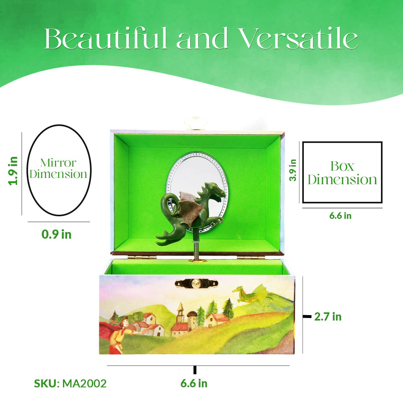 Enchantmints - Wholesale Music Box - Kids & Baby - Playful Dragon Music Box5