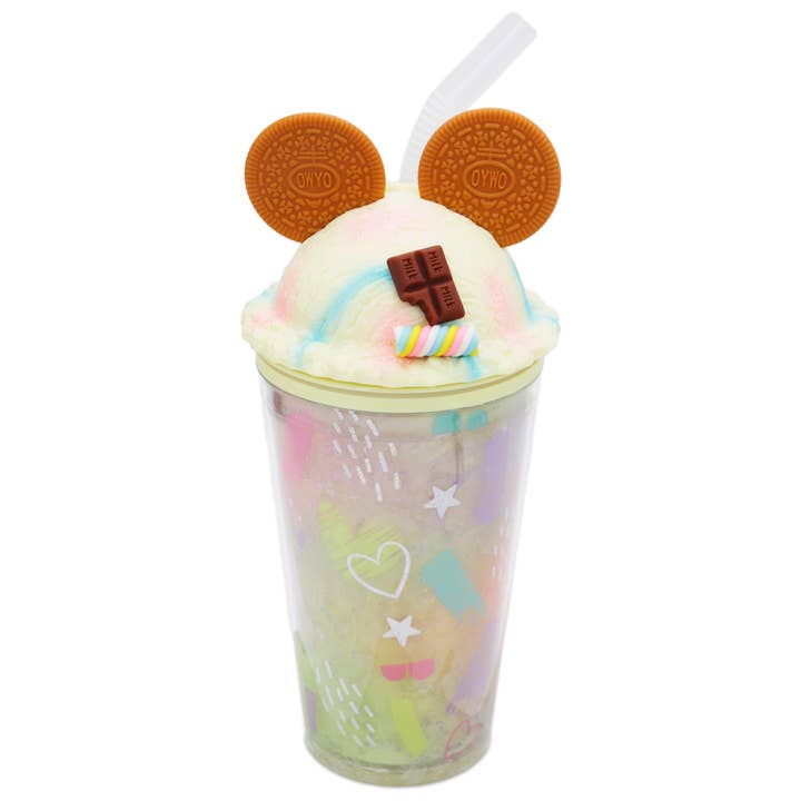 Cap Zone - Wholesale Insulated Mug/Tumbler - Cookie Ice Cream Sundae Frosty Tumbler Cup