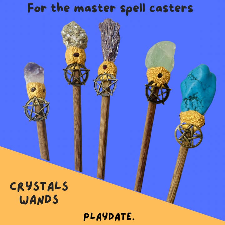 Playdate - Wholesale Toy wand – Kids - Crystal wands1
