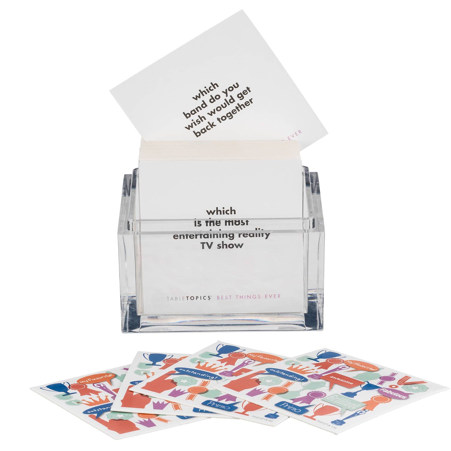 TableTopics - Wholesale Card Game - TABLETOPICS BEST THINGS EVER - Conversation Starter Game2