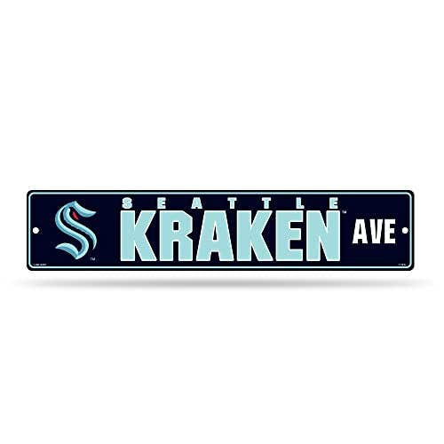 NHL Seattle Kraken Street Sign, 5 x 24-inches for wholesale by Majestic Sports