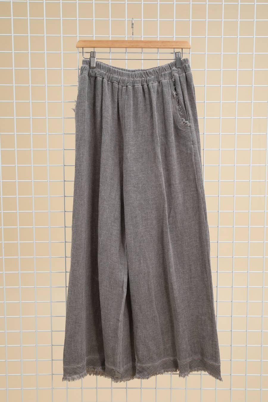 Lea & Luc - Grandes Tailles - Wholesale Pants - Women's - Plus size linen trouser SKU 999821