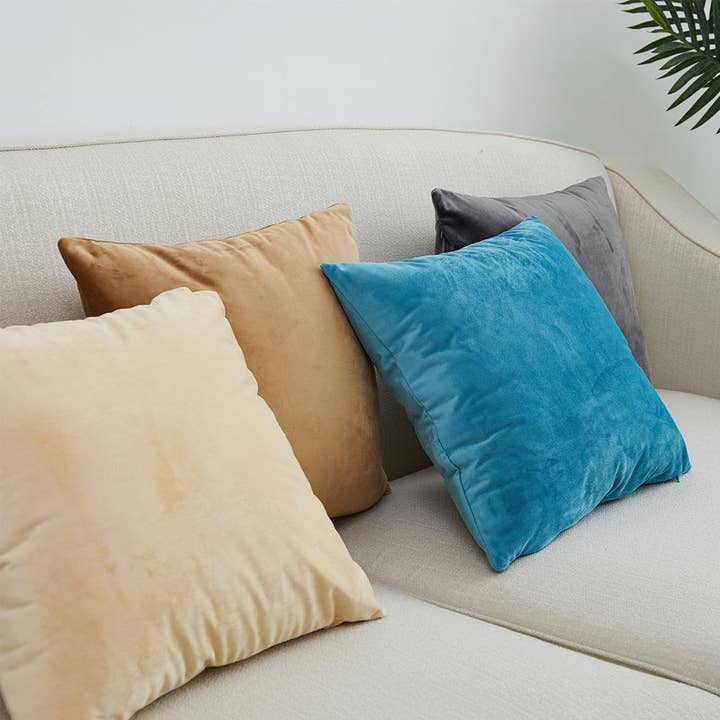 RKAAS HOME - Wholesale Chair cushion - Dutch Velvet Cushion Covers - Available in Multiple Colours12