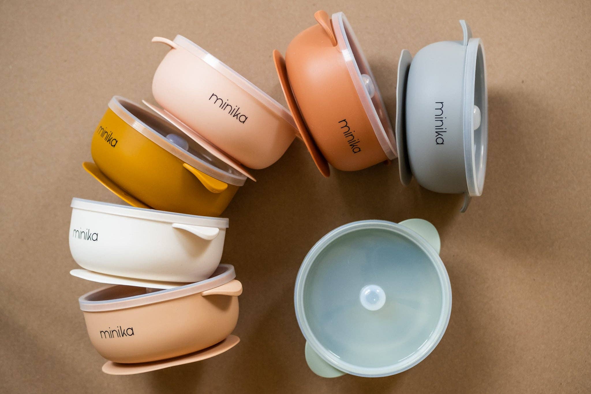 Minika - Vente Bol - Bol en silicone avec couvercle - Shell1