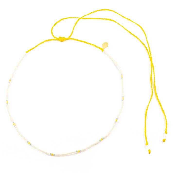 Colar de sereia de dois tons Stormy Ocean & Sunflower por atacado de Nica Life