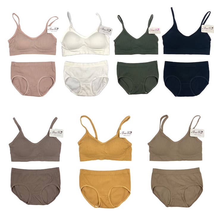 Textured Bralette + Classic Panty Set/T21303 and other Purchase Wholesale detergentes ecológicos. Free Returns & Net 60 Terms on Faire trending on Faire.