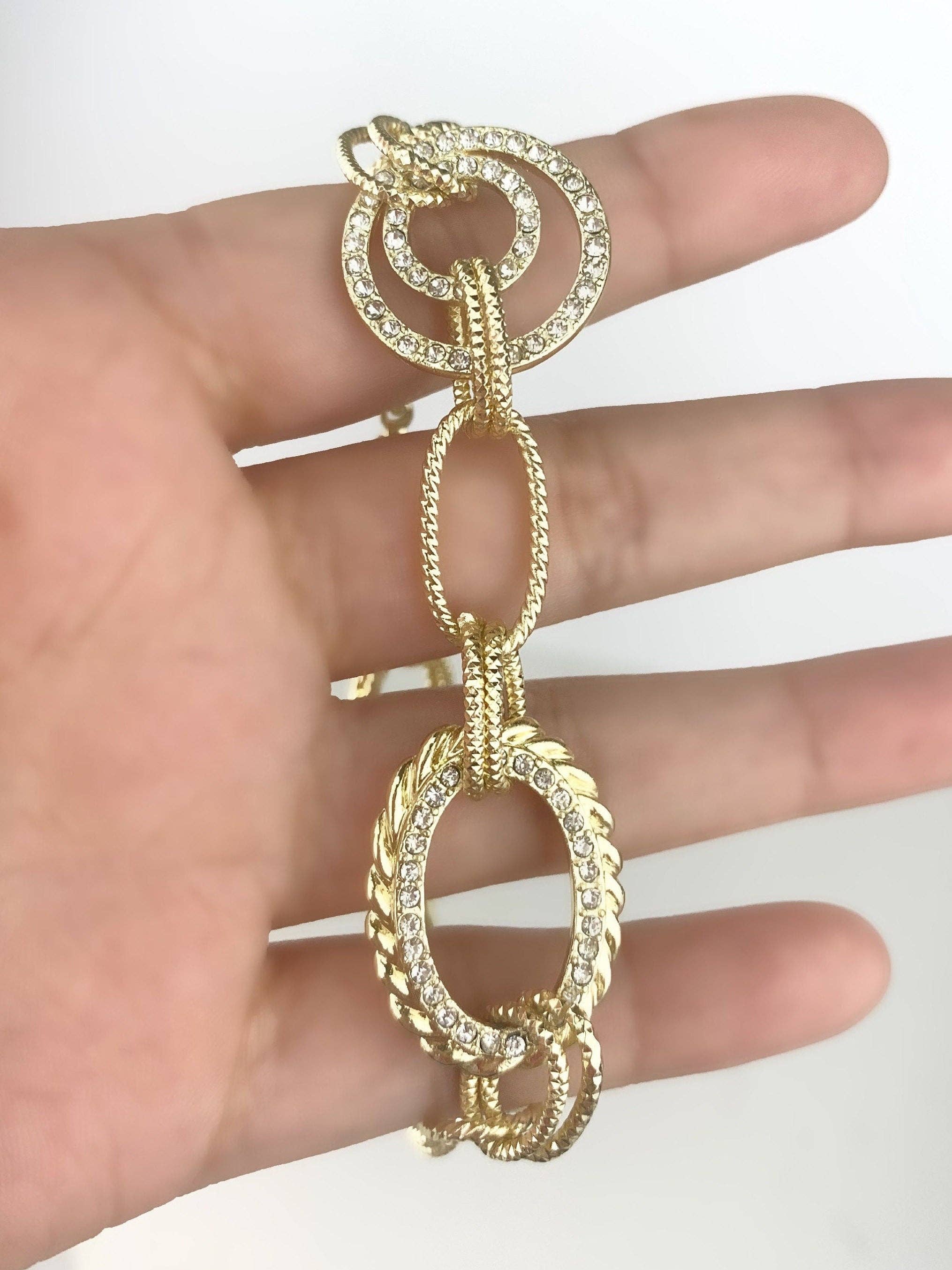 DIJU Jewelry - Wholesale  - 18k Gold Filled Cubic Zirconia Fashion Charms Bracelet Wholesale Jewelry Making Supplies1