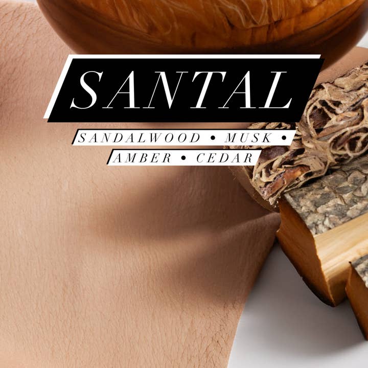 Wash and Wik - Wholesale Jar/Filled Candle - Santal Soy Wax Candle | Amber | Musk | Cedar - 1 Wick5