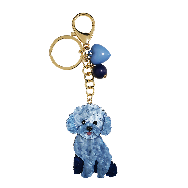 AMORINO SRL - Wholesale Keychain - Women's - RESIN KEYCHAIN WITH DOG - FT2476B7574