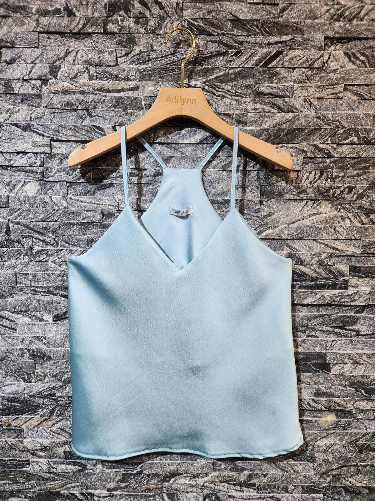 Adilynn DAYMENTEX – wholesale Blouse – Women’s – Plain satin camisole, racerback H73360